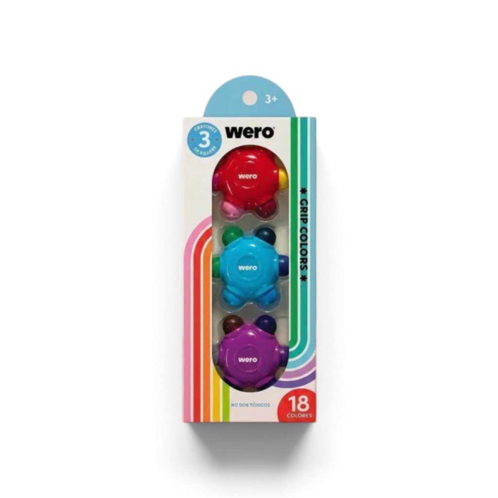 CRAYONES 6 EN 1 GRIP COLORS